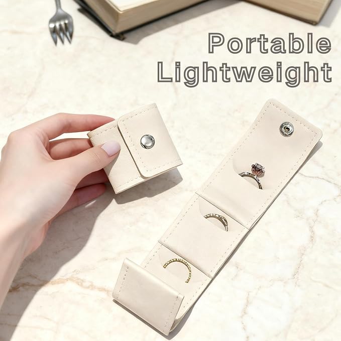 Mini Travel Jewelry Bag, Mini Jewelry Pouch, Protable travel Jewelry Storage - Image 3