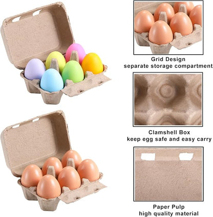 Half Dozen Egg Cartons 300 Pack, Blank Natural Pulp Box 6 Count - Image 3