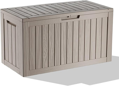 90 Gallon Deck Box, Resin Outdoor Storage Box by OutdoorLivingPerfected