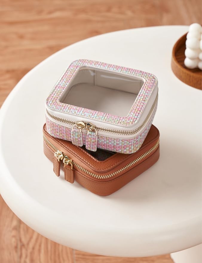 Popvibe Clear Makeup Bag Travel Cosmetic Case Transparent Toiletry Bag - Image 8