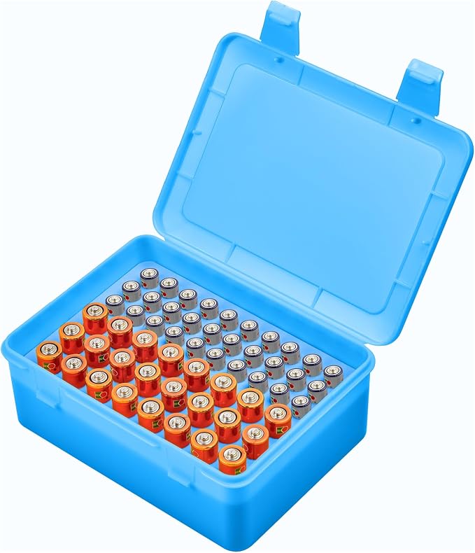 Battery Organizer Storage Box, Garage Case Holder by ALCYON