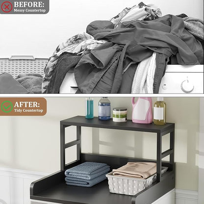 Washer Dryer Countertop with Shelf, 23.62″D x 23.62″W x 16.57″H, Countertop - Image 4