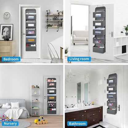 MAX Houser 5-Shelf Over The Door Hanging Organizer - Image 4
