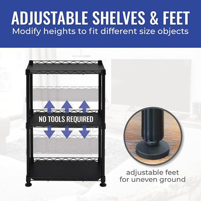 SafeRacks - NSF Certified Storage Shelves, Heavy Duty Steel Wire Unit - Image 7