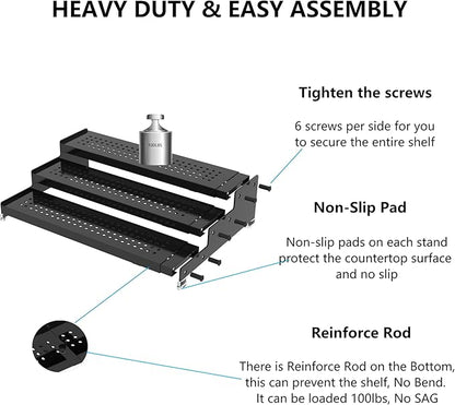 Expandable Spice Rack organizer - Image 3
