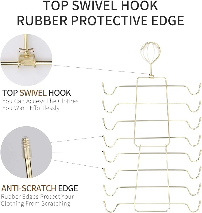 2 Pack Tank Top Hanger, Bra Organizer - Image 4