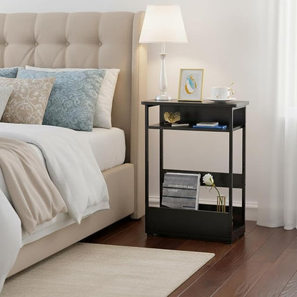 Narrow Side Table, 3-Tier Slim End Table - Image 5