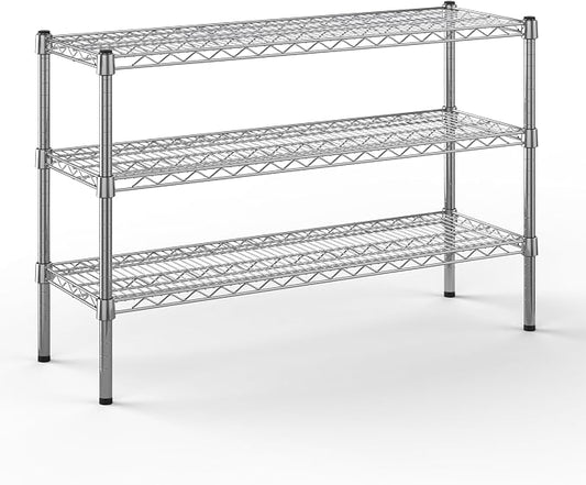 14" Deep x 42" Wide x 27" Height Wire Shelving Kit | 3-Tier | NSF Commercial by Regal+Altair