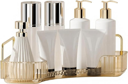 YCIA&DONE Corner Bathroom Counter Organizer, Makeup Organizer by YCIADONE