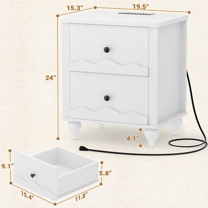 Cyclysio Nightstand Set of 2 - Image 2