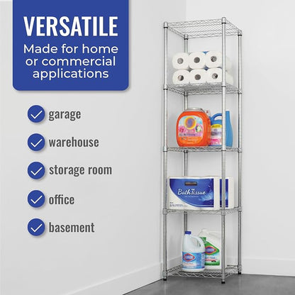 SafeRacks - NSF Certified Storage Shelves, Heavy Duty Steel Wire Unit - Image 4