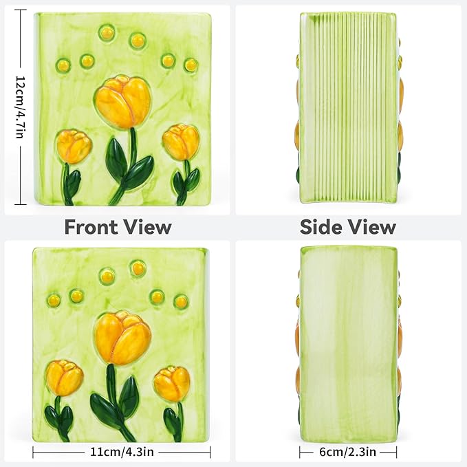 Book Vase Tulip Pencil Cup Pen Holder - Image 3