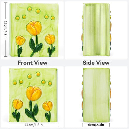 Book Vase Tulip Pencil Cup Pen Holder - Image 3