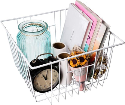 Freezer Basket Organizer, Refrigerator Metal Wire Storage Divider, Household - Image 8