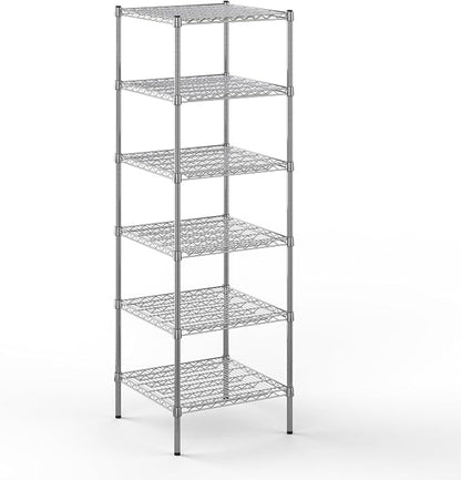 24" Deep x 24" Wide x 74" Height Wire Shelving Kit | 6-Tier | NSF Commercial by Regal+Altair