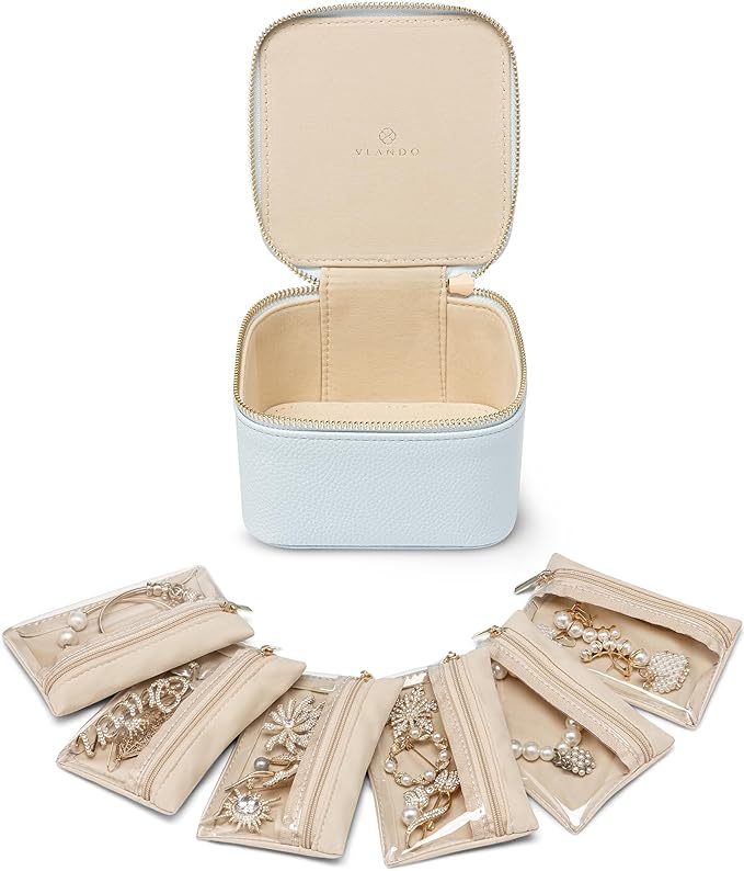 Vlando Travel Jewelry Case, Travel Jewelry Organize by VLANDO