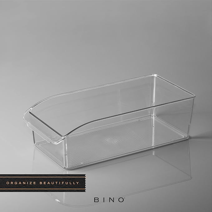 BINO | Plastic Storage Bins, Small | THE CURVE COLLECTION | Multi-Use Organizer - Image 6