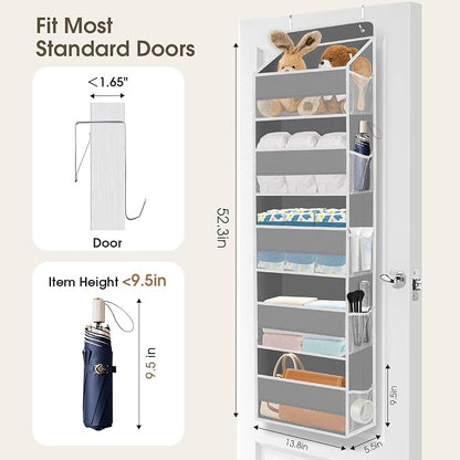 2 Pack Over The Door Organizer, Hanging Storage Organizer - Image 2