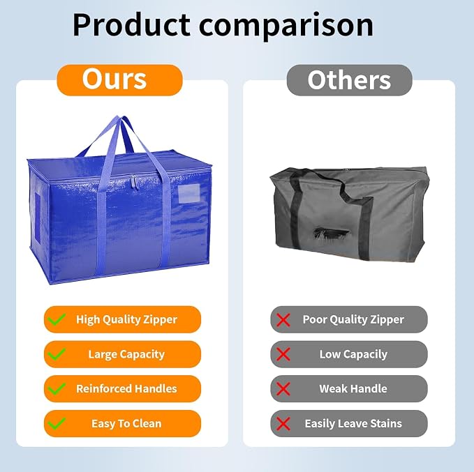4 Pack-Extra Large Heavy Duty Moving Bags - Image 5