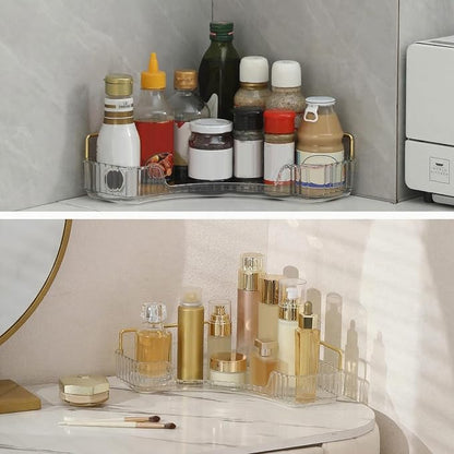Corner Bathroom Countertop Organizer, Vanity Organizer Trays - Image 6