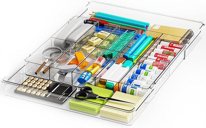 Yieach Large Expandable Desk Drawer Organizer Tray - Image 7