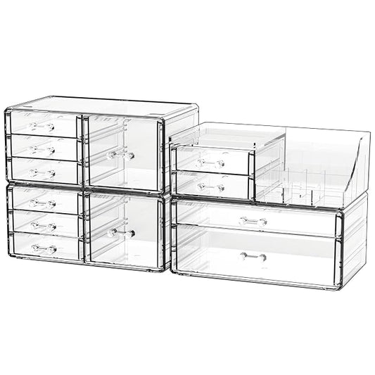 Acrylic Clear Make up Organizers And Storage by Cqacrylic