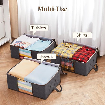 Lifewit 4 Pack Clothes Storage Bag, Foldable Storage Bin Closet Organizer - Image 7