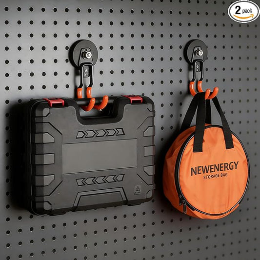 ULIBERMAGNET New Updated Garage Strong Magnetic Hooks, 2 Pack Heavy Duty Large by ULIBERMAGNET