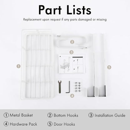 KES Ironing Board Hanger Over The Door, T-Leg Holder, - Image 9