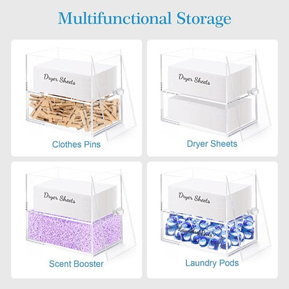 JYPS 1+1 Acrylic Dryer Sheet Holder - Image 7