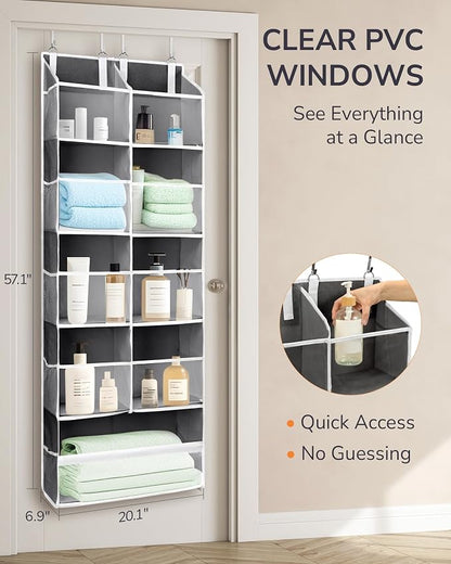 ULG Over the Door Organizer, 5-Tier Extra Large Hanging Storage - Image 2
