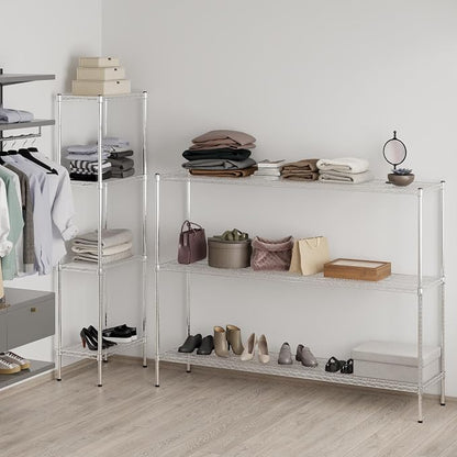 18" Deep x 72" Wide x 54" Height Wire Shelving Kit | 3-Tier | NSF Commercial - Image 6