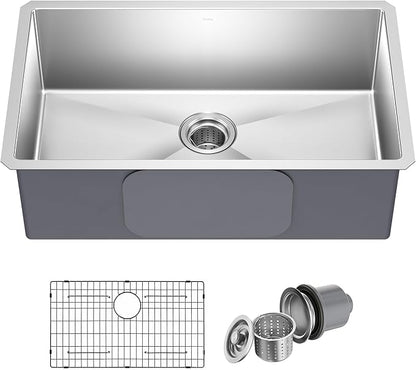 KRAUS Standart Pro 30 -inch Undermount Single Bowl 16 Gauge Stainless Steel by KRAUS