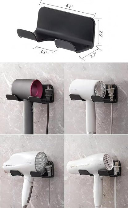 Universal Hair Dryer Holder, Blow Dryer Hanger Wall Mount - Image 4