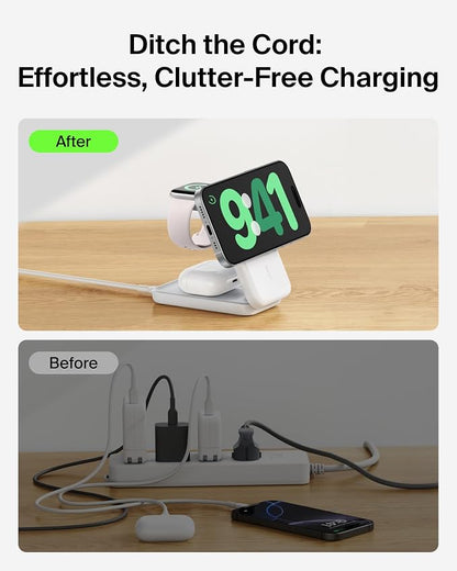 Belkin MagSafe Charger Compatible, 3-in-1 Charging Station, Qi2.2 25W Magnetic - Image 6