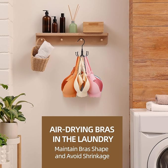 ZEDODIER Tank Top Hanger, 2 Pack Rotatable Bra Organzier - Image 7