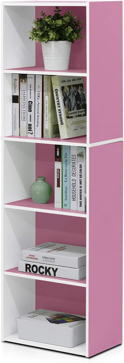 Furinno LUDER Book Shelf, 5-Cube Bookshelf, Bookcase by Furinno-FitsYourSpaceFitsYourBudget