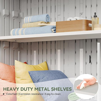 Aoxun White Resin Outdoor Storage Shed - Image 4
