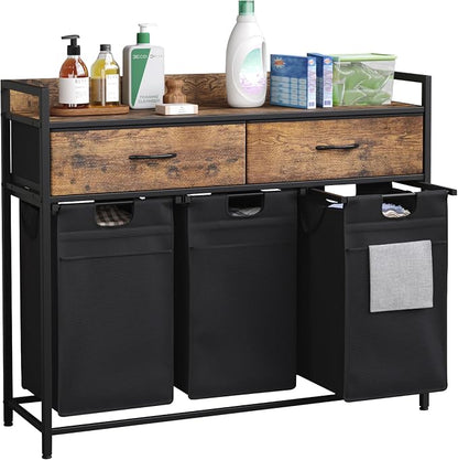 Laundry Hamper baskets 3 Section - Image 9