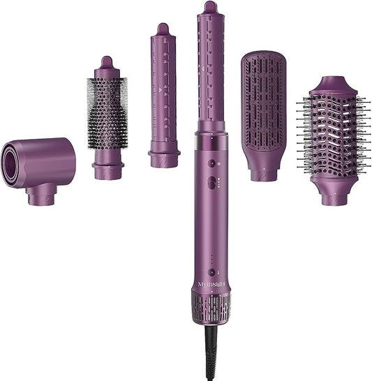 StyleVibe 6-in-1 Air Styler, Hair Dryer & Blow Dryer Brush by Mythsight