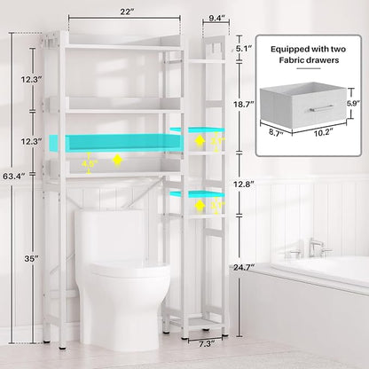 Over The Toilet Storage with 2 Drawers - Image 3