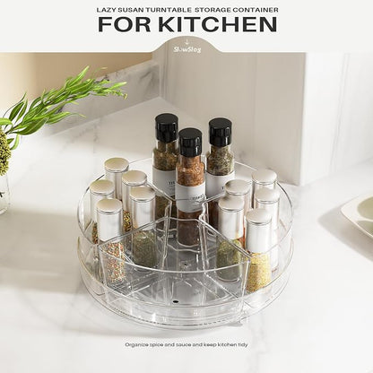 Lazy Susan Organizer, 9 inch Rotating Storage Organizer - Image 4