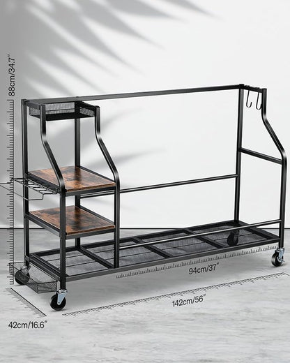 Golf Bags Storage Garage Organizer- Golf Bag Stand - Image 6