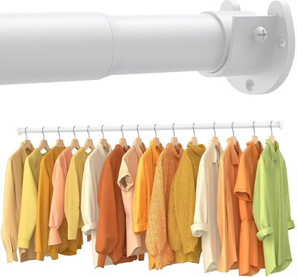 2 Pack Closet Rods for Hanging Clothes, 17-54 Inch No-Cut Stepless Adjustable by Unknown