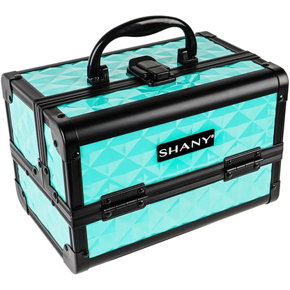 SHANY Chic Makeup Train Case Cosmetic Box Portable Makeup Case Cosmetics Beauty - Image 2