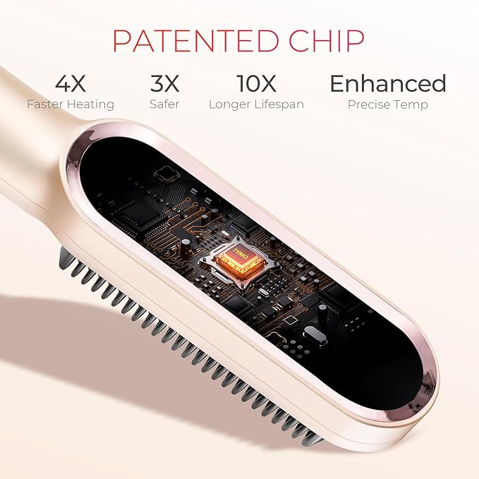 TYMO Ring Hair Straightener Brush – Hair Straightening Iron - Image 6