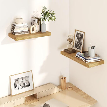 Fun Memories Floating Shelves for Wall, 8 Inch Deep Floating Wall Shelf - Image 2