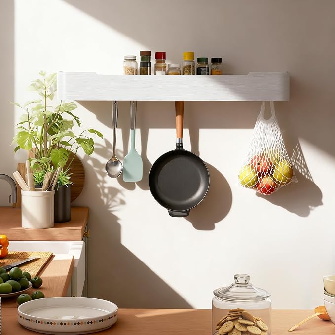 Wall Coat Rack Floating Shelves Modern Coat Rack Wall Mount - Image 8