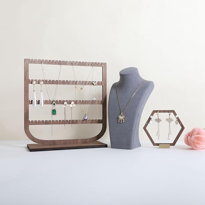 GemeShou Grey necklace storage organizer - Image 7