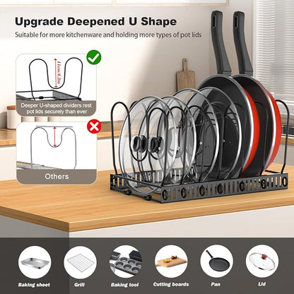 Housolution Pot and Pan Organizer Rack - Image 2